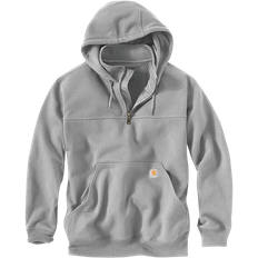 Carhartt Men's Rain Defender Loose Fit Heavyweight Quarter Zip Hoodie - Heather Grey