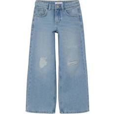 Name It Mädchen Kinderbekleidung Name It Rose Wide Jeans - Light Blue Denim (13211699)