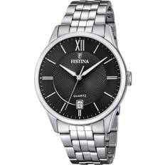 Festina Classics F20425_3 quarzwerk Schwarz/Silber