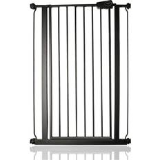 Matt Black, 75cm 82.6cm Extra Tall Pressure Fit Gate