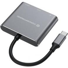 Conceptronic Grey 100W USB Hub