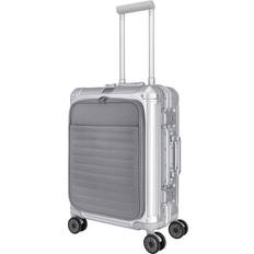 2 Ruote - Duro Bagagli a mano Travelite Trolley Cabina 4 Ruote Tasca Frontale In Tessuto Next Silver