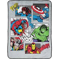 Marvel Comics Avengers Pow 130 X 150Cm Fluffy Blankets