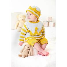 King Cole Knitting Pattern Baby Coronation Crown Theme Outfit