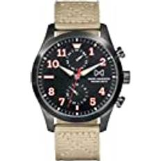Nylon - Unisex Armbåndsure Mark Maddox Herren HC7132-54 Rustfrit Stål Ø 44 mm