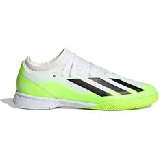 Adidas x crazyfast junior adidas Junior X Crazyfast.3 IN - Cloud White/Core Black/Lucid Lemon