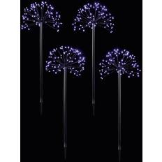 Christmas Lamps Premier Sputnik Path Black Christmas Lamp 100cm 4pcs