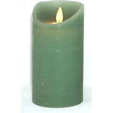 Groen LED Kaarsen LED Kaars Wax Jade Groen 15 cm