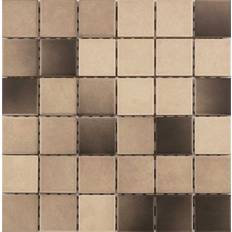 Quadratisch Mosaik KNG Mosaikfliese Maxi 30 creme-braun Steinmaß: ca. 4,7 4,7 - 0776109478 30x30cm