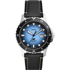 Fossil Wrist Watches Fossil Blue Traditonal Watch, Black, Men