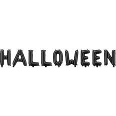 Halloween Guirlander PartyDeco Halloween Folieballoner Sort