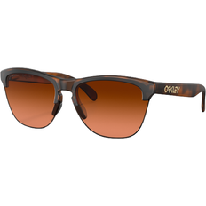 Demi-Cerclée - Rectangulaire Lunettes de soleil Oakley Frogskins Lite OO9374-5063