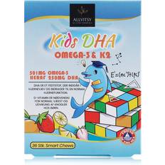 Fiskeolie med citrus Kids DHA Omega-3 & K2 - Jordbær-Citrus smag 36 stk