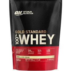 Proteinpulver Optimum Nutrition Gold Standard 100% Whey Vanilla Ice Cream 450 grams