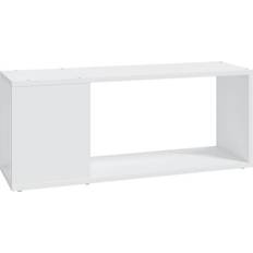 Naturale Panche vidaXL Table White Mobile TV 80x32cm