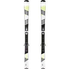 Skis with Bindings Piste - White/Yellow