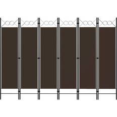 Poliéster Biombos vidaXL 6-Panel Biombo 240x180cm