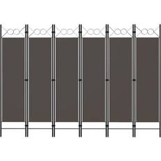 vidaXL 6-Panel Rumsavdelare 240x180cm