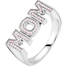 Maria black mom ring Maria Black Mom Rose Ring - Silver/Pink