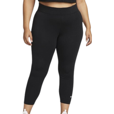 Nike Sportswear Essential Leggings (Plus Size) - Black/White