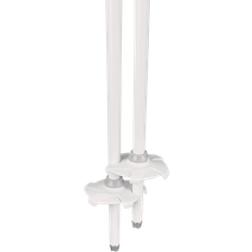 Wedze Ski poles piste - Boost 500 Safety - white