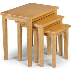 Wood Nesting Tables Julian Bowen Cleo Nesting Table 33x48cm 3pcs