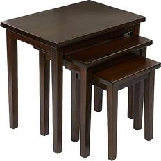 Wood Nesting Tables Julian Bowen Cleo Nesting Table 33x48cm 3pcs