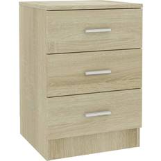 vidaXL 38x35x56cm Sonoma Oak Bedside Table 35x38cm