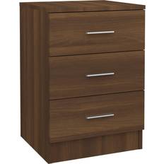 vidaXL 38x35x56cm Brown Oak Sengebord 35x38cm