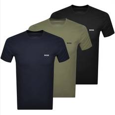 Hugo boss classic t shirt HUGO BOSS Classic Open T-shirt - Zwart