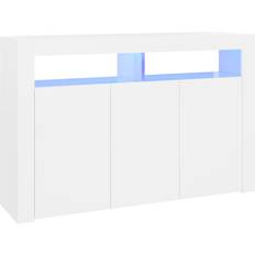 Weiß Sideboards vidaXL 45.5x11.8x29.5cm White Sideboard 115.6x74.9cm