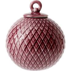 Lyngby porcelæn dekorationskugle Lyngby Porcelain Rhombe Bordeaux Dekoration