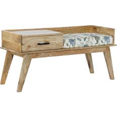 Krakk Home Esprit Multicolor Seating Stool 53cm