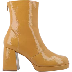 Women - Yellow Ankle Boots Journee Collection Aylani Tru Comfort - Mustard