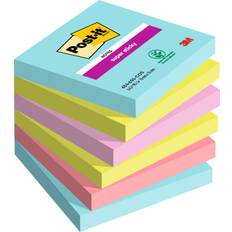 Multicoloured Sticky Notes Post-it Super Sticky Z-Notes 76x76mm 6-pack