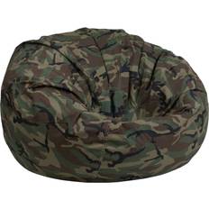 Bean Bags Flash Furniture Duncan Oversized Camouflage Bean Bag