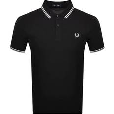 Fred Perry Twin Tipped Polo Shirt - Black/Grey/White