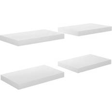 Metaal Wandplanken vidaXL 323744 High Gloss White