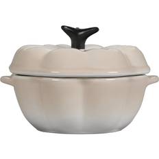 Le Creuset Meringue Stoneware Pumpkin with lid 0.3 L 12.7 cm