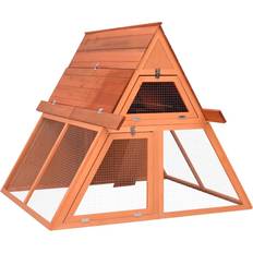 vidaXL Rabbit Cage Solid Pine 152x127x109.5cm