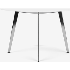 Montana Furniture JW120 White Silk Laminate Matbord 120cm