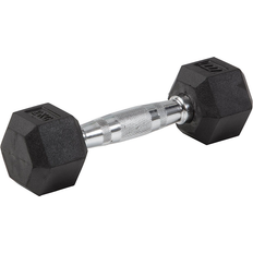 Rubber Chrome Hex Dumbbell 2Kg