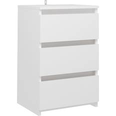 vidaXL Bed Cabinet White Sengebord 35x40cm