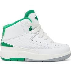 Nike Air Jordan 2 Retro TD - White/Lucky Green/Sail/Light Steel Grey