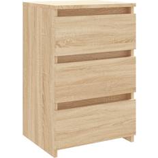 vidaXL Bed Cabinet Sonoma Oak Sängbord 35x40cm