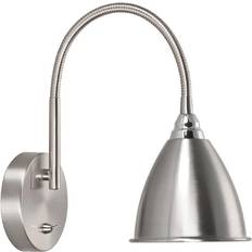 AH Belysning Vägglampor AH Belysning Smögen Nickel Väggarmatur ∅ 11cm