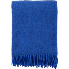 Klippan Yllefabrik Gotland Couverture Bleu (200x130cm)