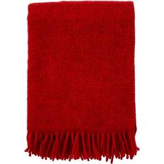 Klippan Yllefabrik Gotland Couverture Rouge (200x130cm)