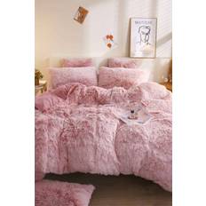 Groundlevel Yeti Duvet Cover Pink (200x200cm)