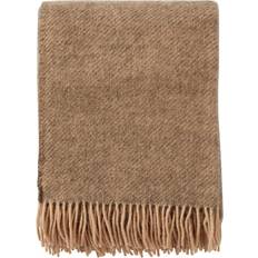 Klippan Yllefabrik Gotland Blankets Beige (200x130cm)